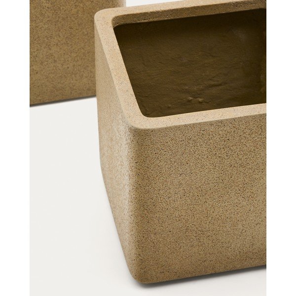 Obaly na kvetináče v súprave 2 ks z umelého kameňa Minoa – Kave Home-image-3