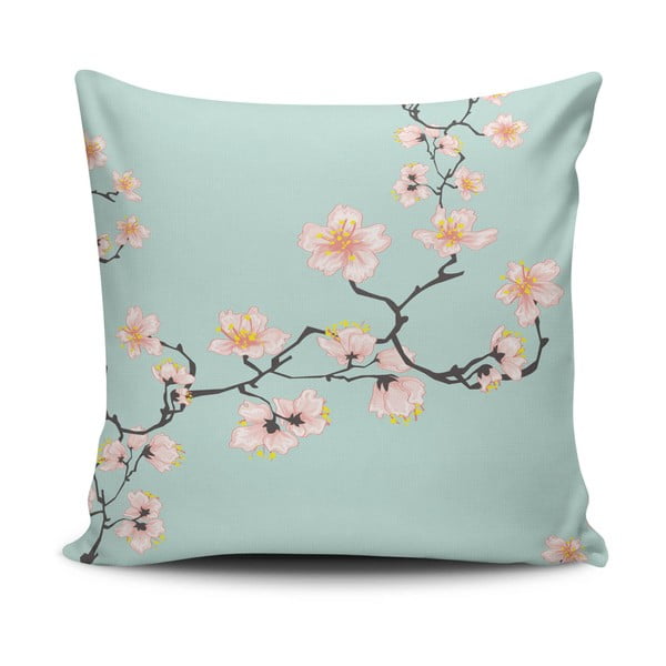 Obliečka na vankúš s prímesou bavlny Cushion Love Pinkie Branch, 45 × 45 cm