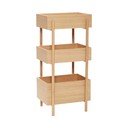 Konzolový stolík z dubového dreva v prírodnej farbe 34x43 cm Stack – Hübsch