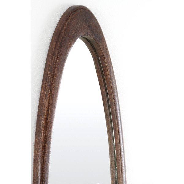 Nástenné zrkadlo s dreveným rámom 31x100 cm Salento – Light & Living-image-1