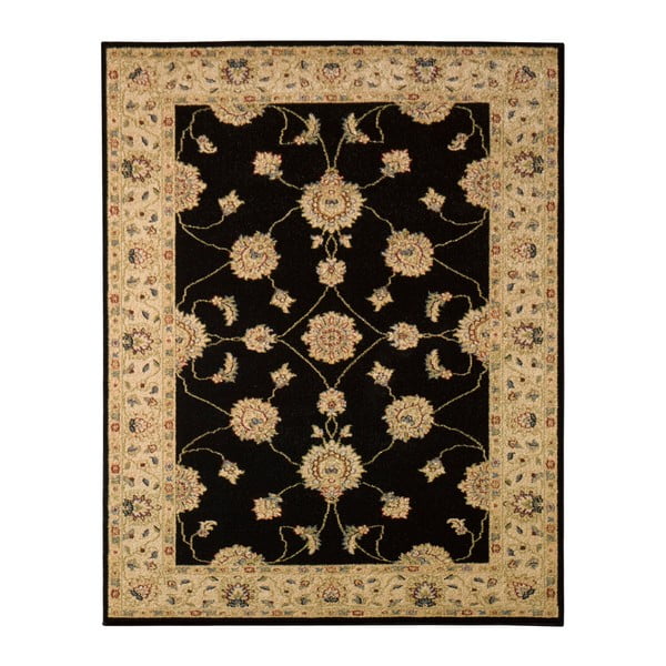 Čierno-béžový koberec Schöngeist & Petersen Gemstone, 80 × 150 cm
