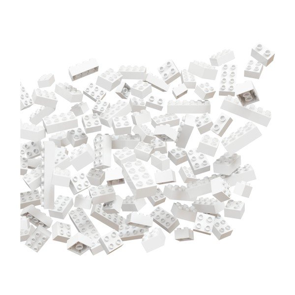 Súprava stavebných kociek ku guličkovej dráhe Hubelino Snow, 120 ks-image-2