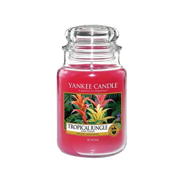 Vonná sviečka Yankee Candle Tropical Jungle, doba horenia 110 h