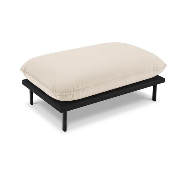 Béžový zamatový taburet Auguste – Interieurs 86-image-3