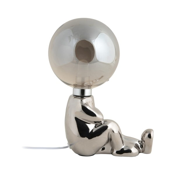 Detská lampička v striebornej farbe Joey – Leitmotiv-image-3