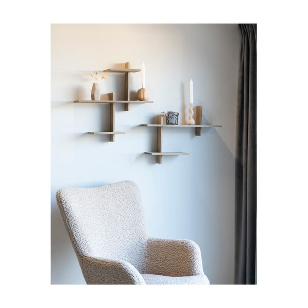 Poschodová polica z borovicového dreva v prírodnej farbe Gavi – House Nordic-image-1