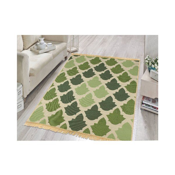 Zelený koberec Floorist Baklava Green, 80 x 150 cm-image-2