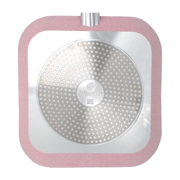 Panvica na grilovanie Bisetti Stonerose Rose Simone, 28 × 28 cm-image-1