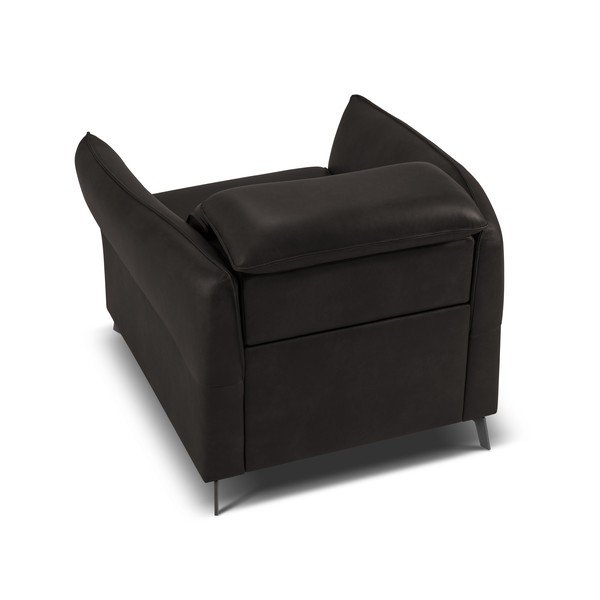 Čierne kožené kreslo Hubble – Windsor & Co Sofas-image-3