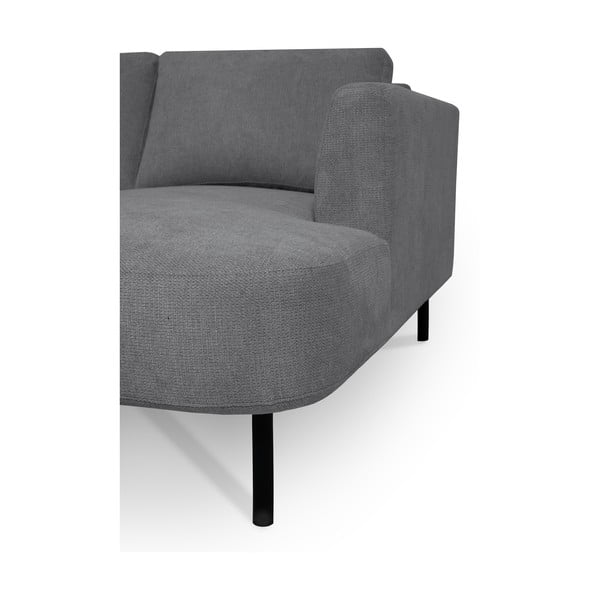 Tmavosivá rohová pohovka (ľavý roh/do "U") Hero – Scandic-image-4