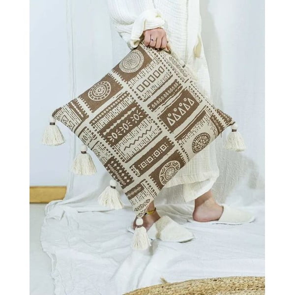 Obliečka na vankúš s prímesou bavlny 45x45 cm – Mila Home-image-1