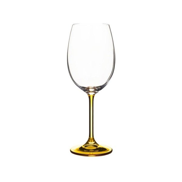 Sada 4 pohárov na víno z okrového krištáľového skla Bitz Fluidum, 450 ml-image-1