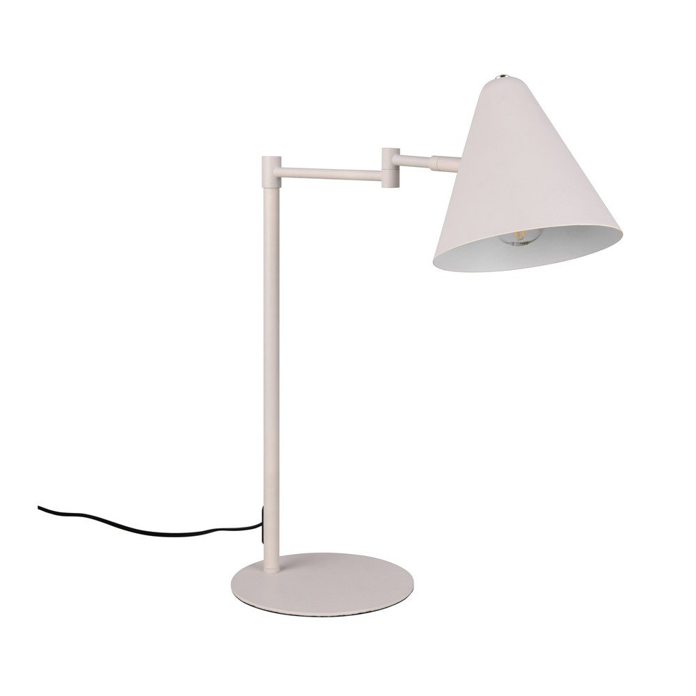 E-shop Slonovinová stolová lampa s ohýbateľnou konštrukciou (výška 50,5 cm) Cosima – Trio