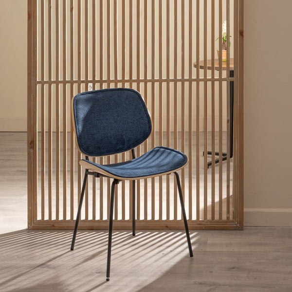 Tmavomodré jedálenské stoličky v súprave 2 ks Elio – Ixia-image-1