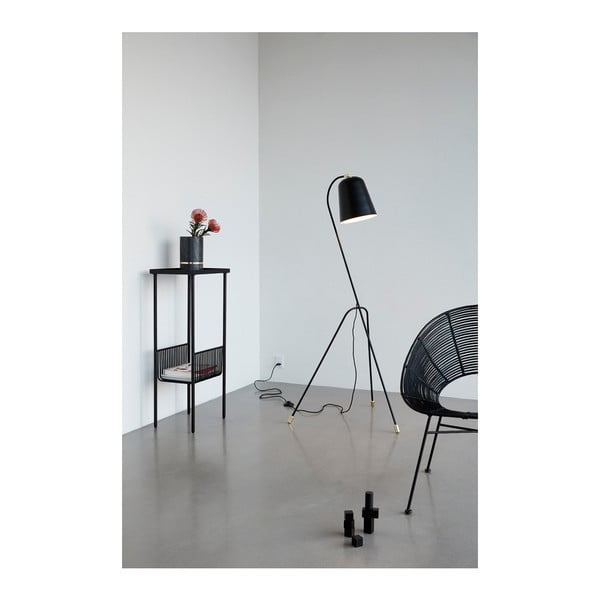 Čierna ratanová stolička Hübsch Aslog-image-1