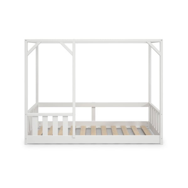 Biela detská posteľ Marckeric Hut, 90 x 200 cm