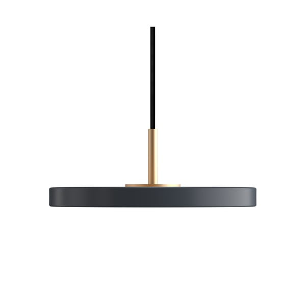 Antracitovosivé LED závesné svietidlo s kovovým tienidlom ø 15 cm Asteria Micro – UMAGE-image-4