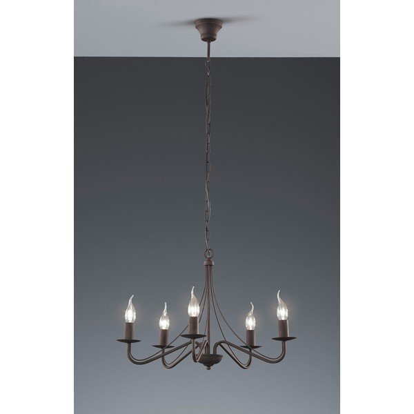 Kovové závesné svietidlo v bronzovej farbe ø 55 cm Country – Reality-image-2