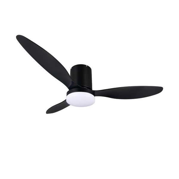 Matne čierne LED stropné svietidlo ø 132 cm Göteborg – Reality