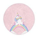 Ružový detský koberec ø 120 cm Comfort – Mila Home