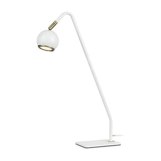 Biela stolová lampa Markslöjd Coco, výška 47 cm