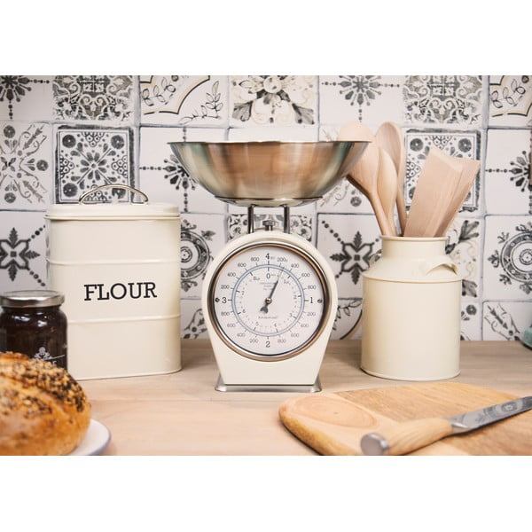 Krémovobiela kuchynská váha Kitchen Craft Living Nostalgia, nosnosť 4 kg-image-4