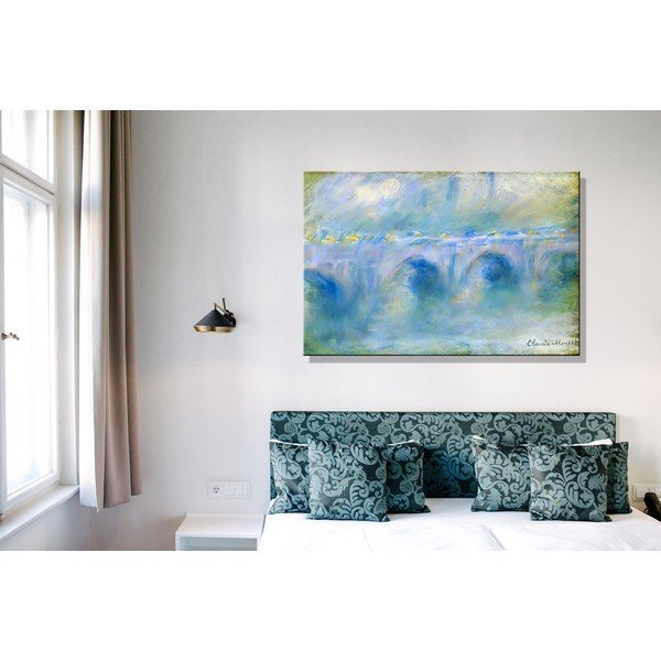 Reprodukcia obrazu Claude Monet - Le Pont de Waterloo, 90 × 60 cm-image-1