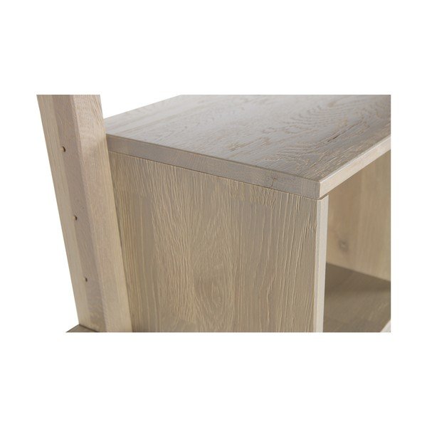 Policový diel z dubového dreva s posuvnými dvierkami k nástennej zostave WOOOD Gyan-image-1