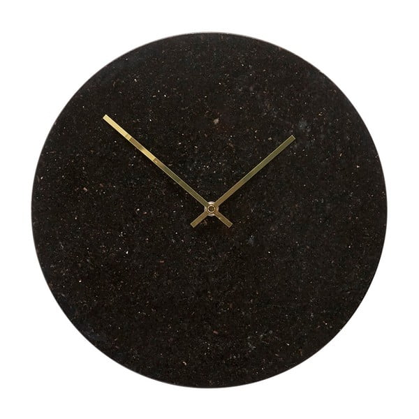 Nástenné mramorové hodiny Hübsch Brandi, ø 35 cm