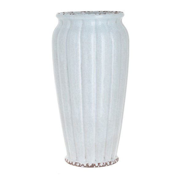 Biela keramická váza InArt Antique, výška 26 cm