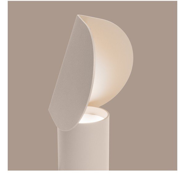Béžová hliníková LED stolová lampa (výška  15 cm) BISCUIT – Thoro-image-2