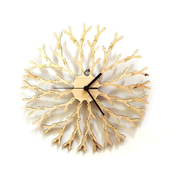 Drevené hodiny Dandelion, 29 cm