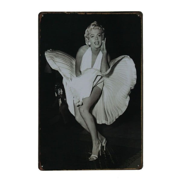 Ceduľa Oops Marilyn, 20x30 cm