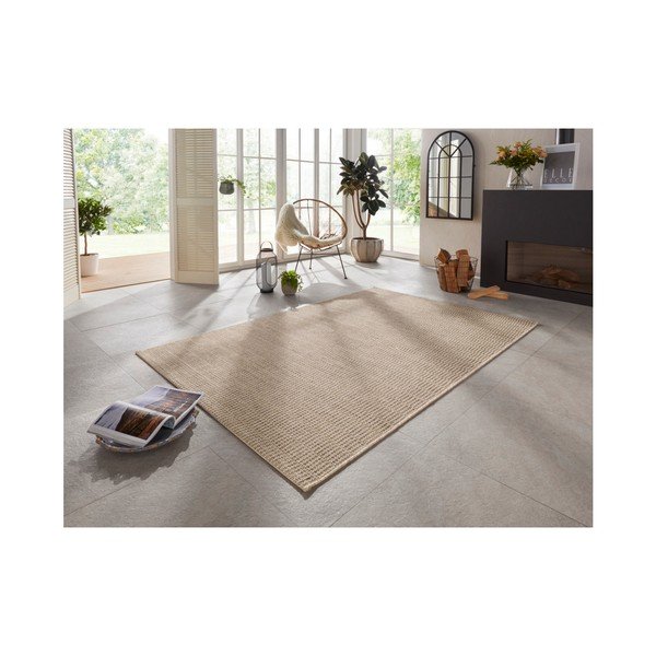 Hnedý koberec vhodný aj do exteriéru Elle Decoration Brave Dreux, 120 × 170 cm-image-1