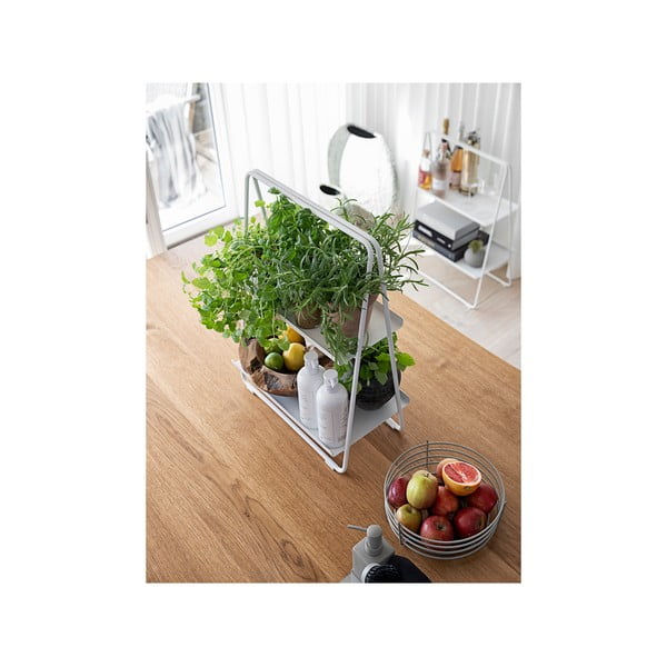 Svetlosivý kovový regál 23x58 cm A-Table - Zone-image-2