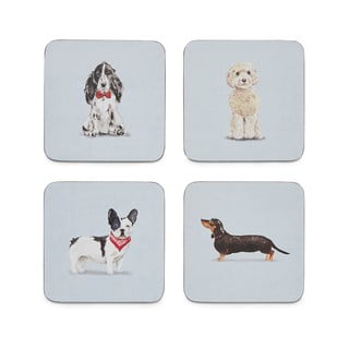 Súprava 4 podnosov Cooksmart ® Curious Dogs