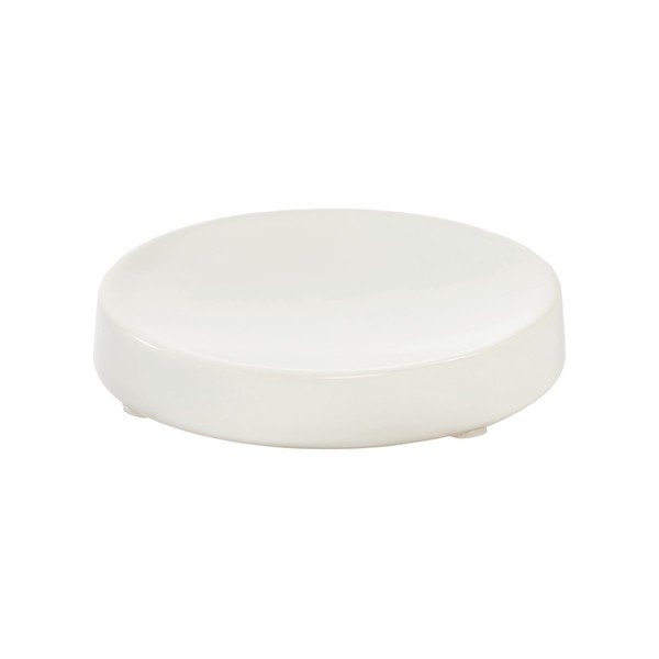 Biela keramická nádobka na mydlo iDesign Eco Vanity-image-1