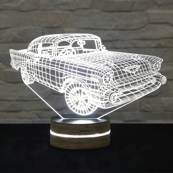 3D stolová lampa Super Car