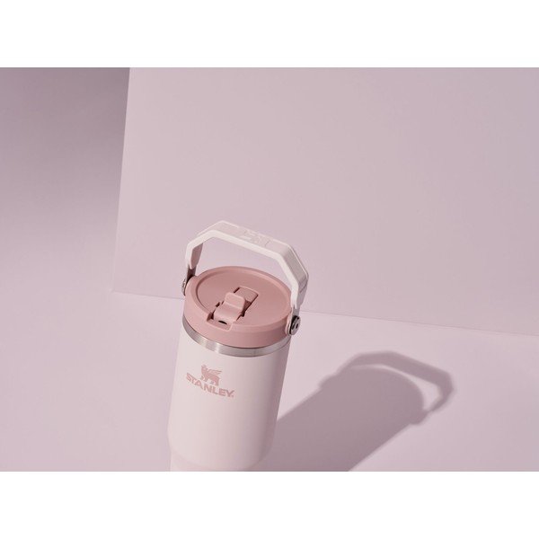 Svetloružová termoska z nehrdzavejúcej ocele 410 ml IceFlow™ Flip Straw 2.0 Tumbler Rose Quartz – Stanley-image-4
