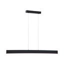 Matne čierne LED stropné svietidlo 5.5x101 cm Boadella – Kave Home