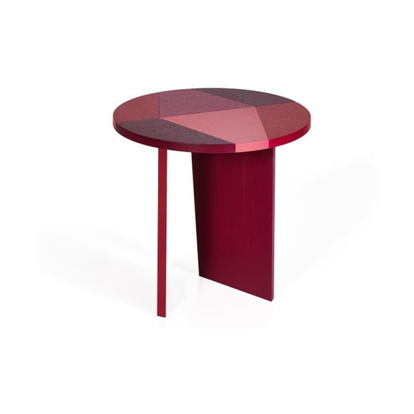 Červený odkladací stolík HARTÔ Zélie