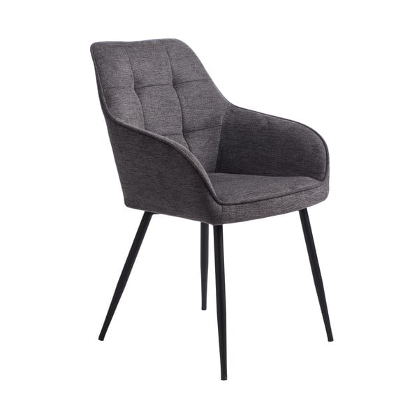 Tmavosivá jedálenská stolička Nolan – Unique Furniture