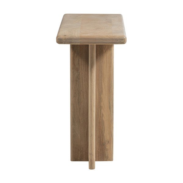 Konzolový stolík z mangového dreva v svetloprírodnej farbe 40x80 cm Ato – WOOOD-image-3