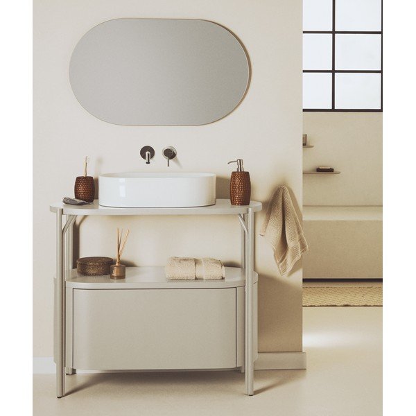 Biele keramické umývadlo 50x31 cm Ovara – Kave Home-image-2