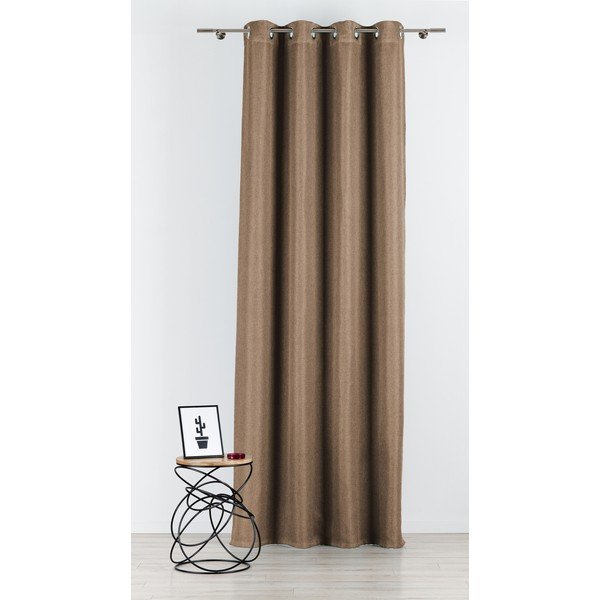 Hnedý záves 140x260 cm Avalon – Mendola Fabrics-image-2