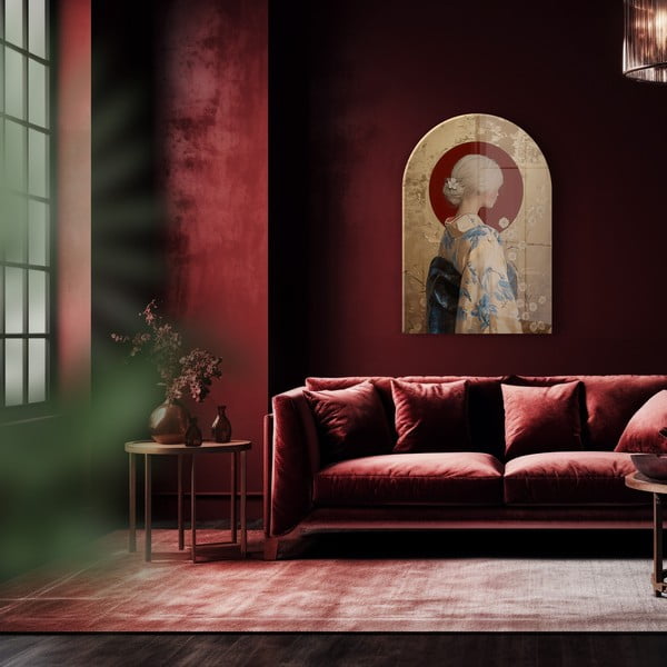 Sklenený obraz 70x100 cm Rukia – Styler-image-1