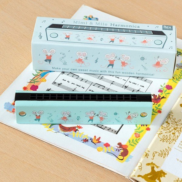 Hudobná hračka Harmonica Mimi and Milo – Rex London-image-1
