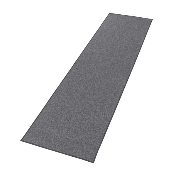 Tmavosivý behúň BT Carpet Casual, 80 × 200 cm-image-3