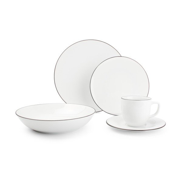 Porcelánová jedálenská súprava 20 ks pre 4 osoby Puro – Salt&Pepper