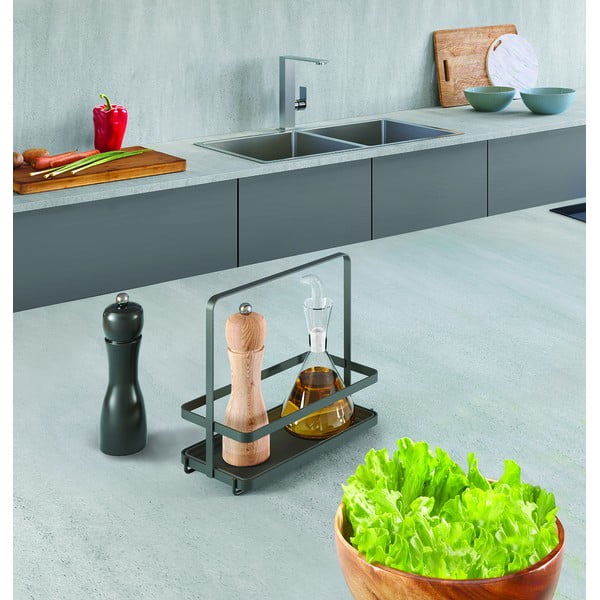 Organizér na koreničky z nerezovej ocele Tokyo Lava - Metaltex-image-3